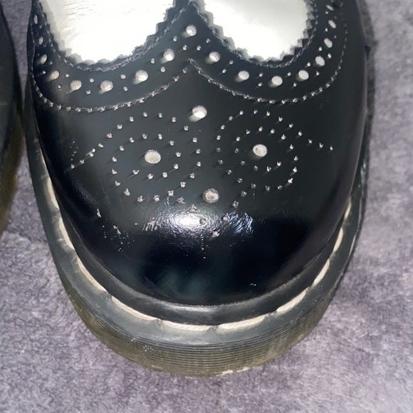 Dr. Martens Two-Tone Black and White Oxfords main image 13